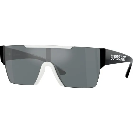 Burberry Enfant Lunettes de Soleil Carrées Blanches Miroir JB4387
