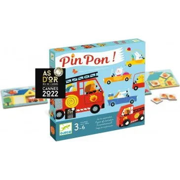 Djeco PinPon ! Jeu de socit coopratif