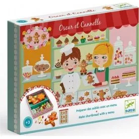 Djeco Oscar et Cannelle  Set cratif biscuits dcors