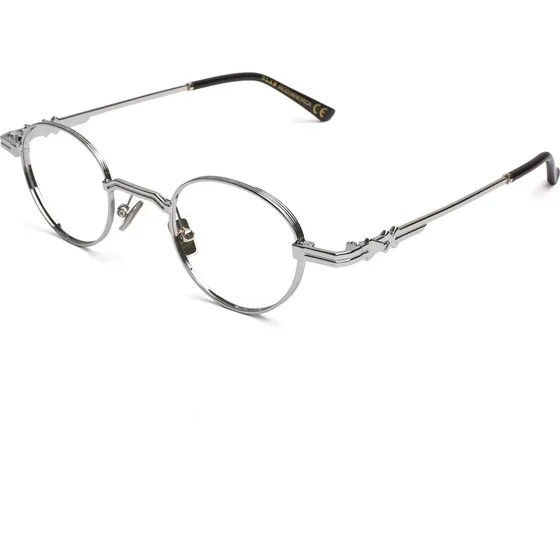 XLAB Minorca Lunettes de Vue Rondes Métal Noir et Bleu Photochromiques
