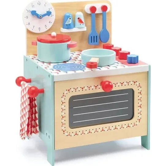 Djeco Cuisine en bois bleue 36507