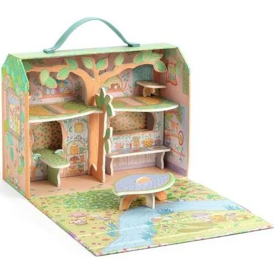 Djeco Tinyly - Maison des bois Sylvia & Fox