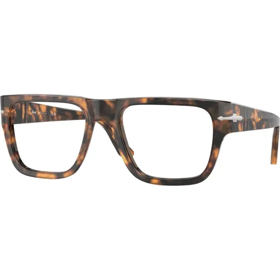 Persol PO3348V 1210 Montures Optiques Carrées en Acétate Marron