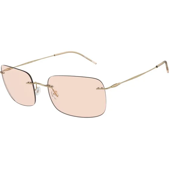Giorgio Armani Homme AR1512M Lunettes de Soleil Or et Marron
