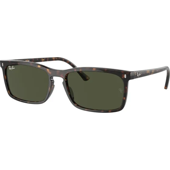 Ray-Ban RB4435 Lunettes de Soleil Carrées en Acétate Écaille Verte