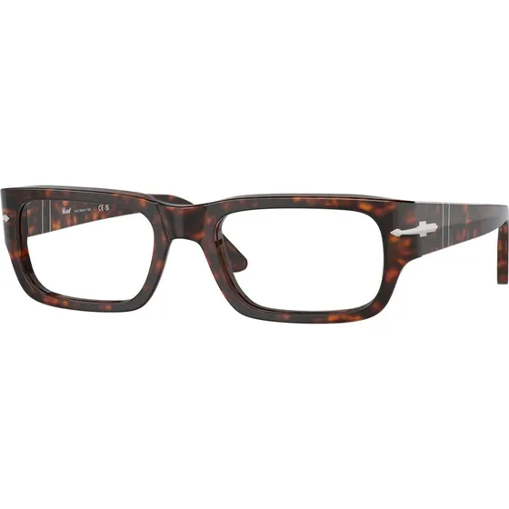 Persol PO3347V 24 Lunettes Optiques Carrées en Acétate Tortue