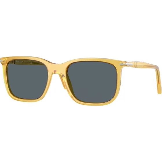Persol PO3357S RENZO Lunettes de soleil Carrées Jaune et Bleu