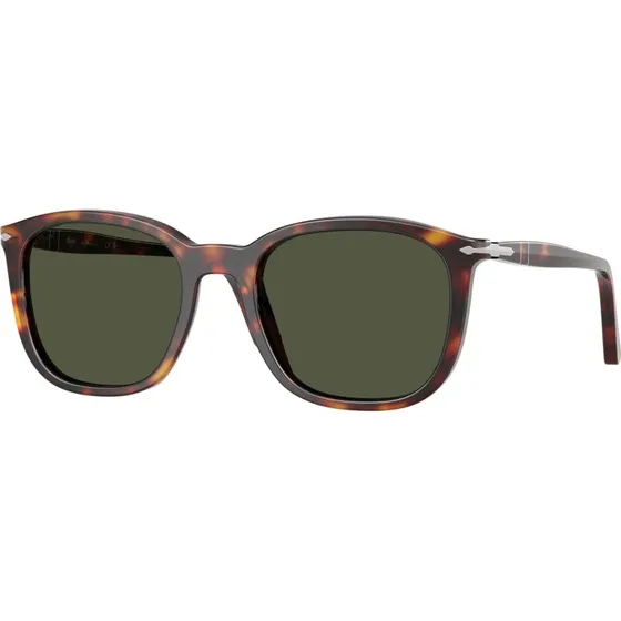Persol PO3355S 24/31 Lunettes de Soleil Acétate Écailles Vertes