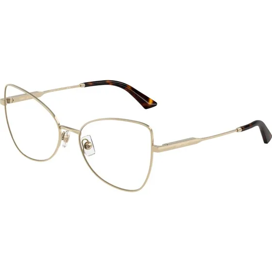 Jimmy Choo JC2006 Montures Optiques Papillon en Acier Doré
