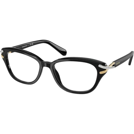 Swarovski SK2032 1001 Lunettes Optiques en Acétate Noir pour Femme