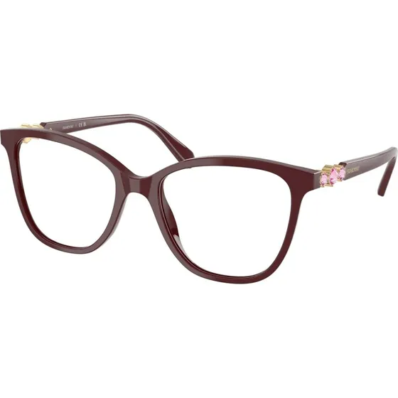 Swarovski SK2020 1008 - Montures Optiques Carrées en Acétate Violet