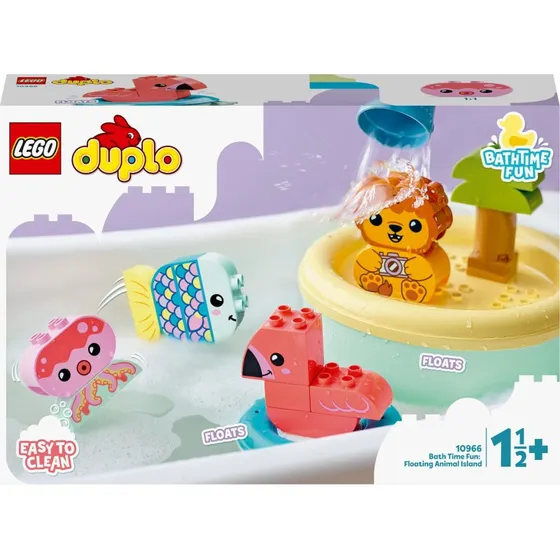 LEGO DUPLO 10966 Jouet de bain : le flottante des animaux