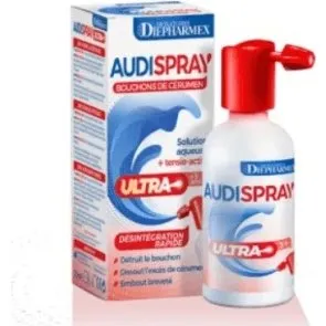 Audispray Ultra Bouchons de Cérumen 20 ml