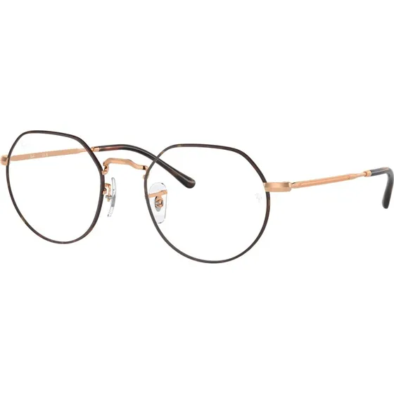 Ray-Ban RX6465 Jack - Montures Optiques Métal Géométrique Havane