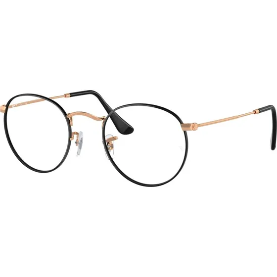 Ray-Ban RX3447V Round Metal - Montures Optiques Rondes Noires