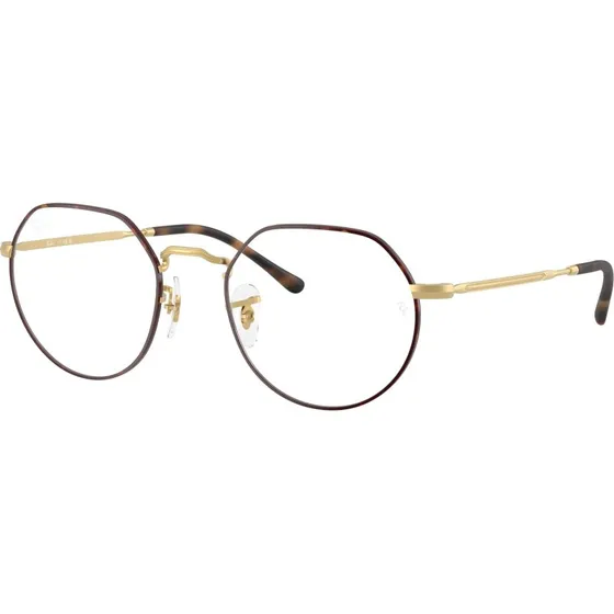 Ray-Ban RX6465 Jack - Montures Optiques Métal Havane Géométrique