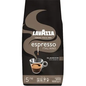 Lavazza Espresso Italiano Classico - Grains de café 100% Arabica, 1 kg