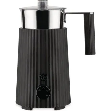 Alessi Mousseur à lait Plissé Black - 35 cl