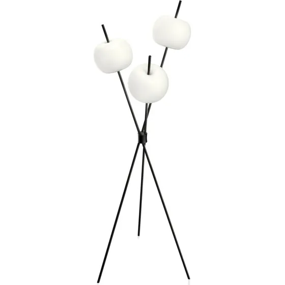 Kushi Lampadaire LED KDLN Noir - Design Italien - 140 cm