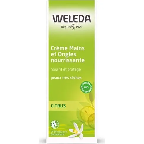 Weleda Crème Nutritive Mains et Ongles au Citrus 50ml