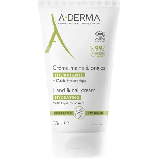 A-DERMA Crme mains & ongles bio 50 ml