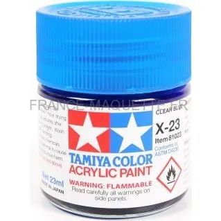 Tamiya X23 Bleu Translucide 23 ml