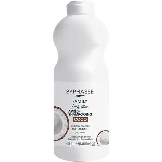 Byphasse Après-shampoing Cheveux Colorés Noix de Coco 400 ml