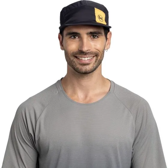 Casquette Buff 5 Pannel Pro-team Go - Noir et Jaune