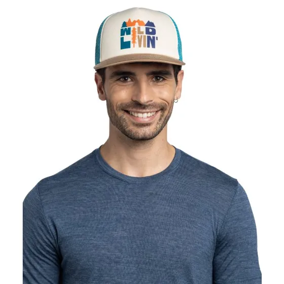 Casquette Trucker Buff Scen Marron