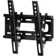 3 toiles Support Mural Inclinable TV 117 cm Noir