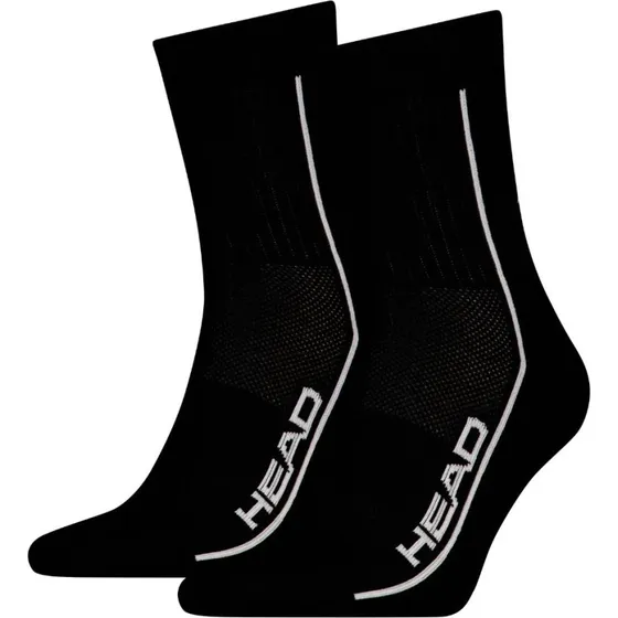 Head Performance Crew Socks 2-Pack - Noir