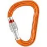 Petzl Mousqueton Attache Orange, Compact à Vis