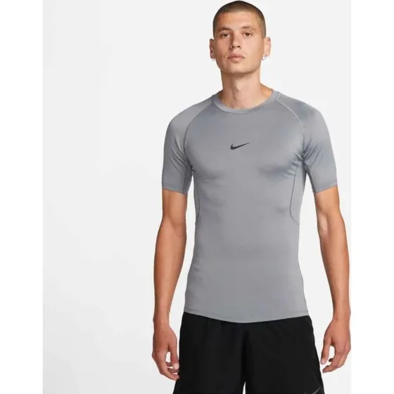 Nike Pro Dri-FIT Maillot Moulant de Course - Smoke Grey/Black