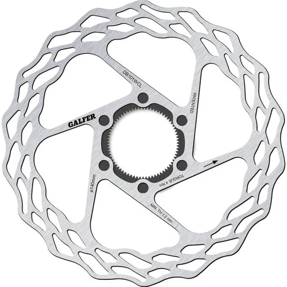 Galfer Disc Wave Road 140mm Center Lock Silver