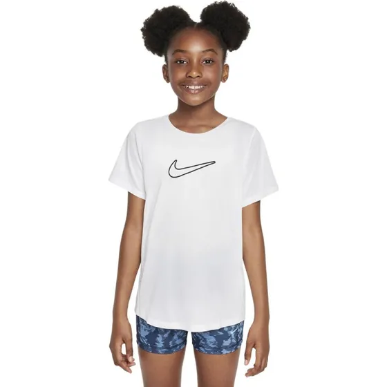 Nike One Fitted T-shirt Court à manches courtes - Blanc