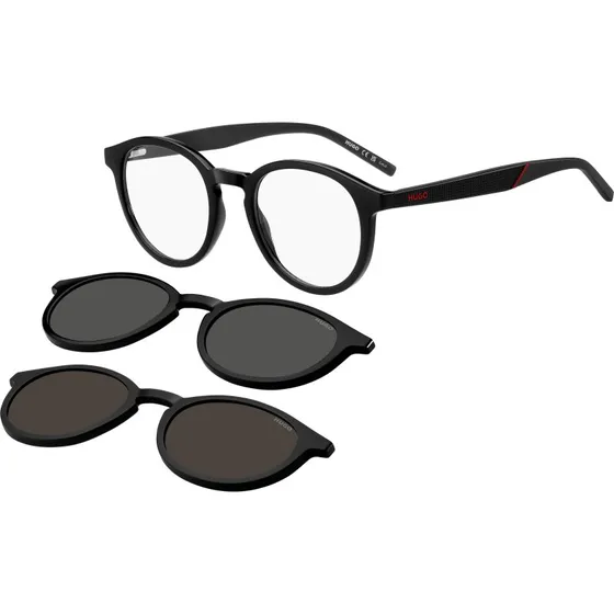 Hugo Boss Lunettes de Soleil Pantos HG 1330/CS2 Noir Transparent