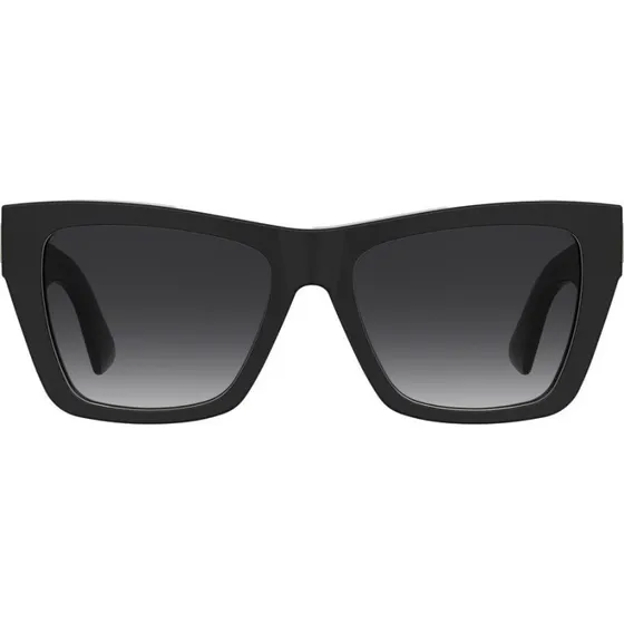 Moschino MOS181/S Lunettes de Soleil Rectangulaires Noires