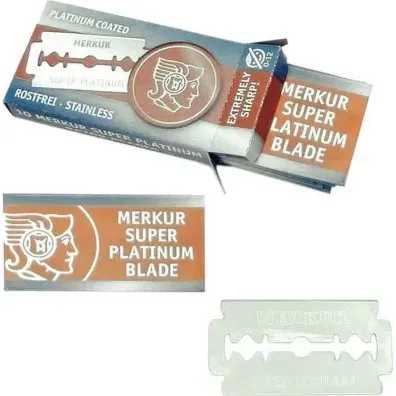 Merkur Super Platinum - 10 Lames Inox