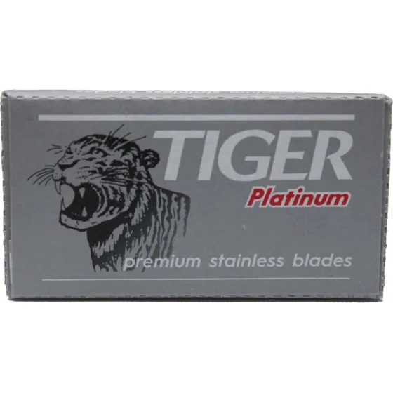 Tiger Platinum - Lames de Rasoir x5