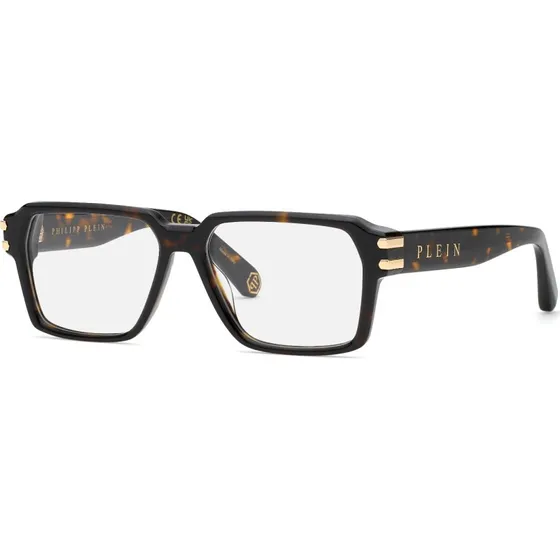 Philipp Plein VPP223 PLEIN ICON 722 - Montures Optiques Géométriques Havane