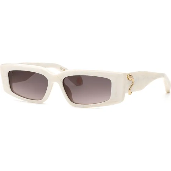 Roberto Cavalli SRC185 07GU Lunettes de Soleil Carrées en Acétate