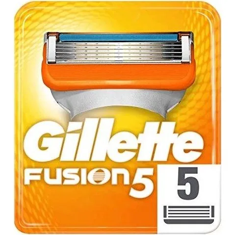 Gillette Fusion 5 Lames de Rasoir Homme, Pack de 5