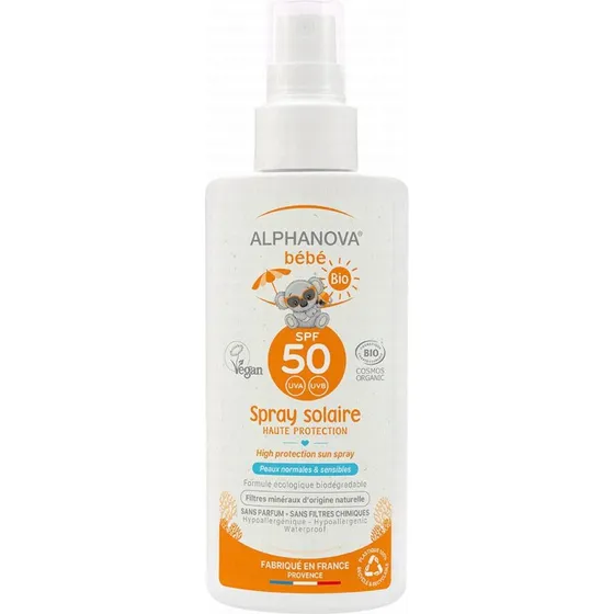 Alphanova Sun Bébé Spray SPF50 125 ml