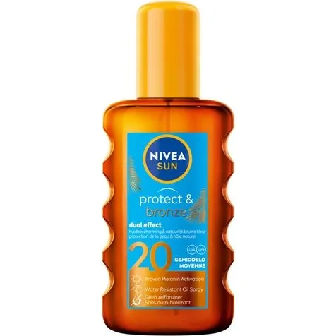 Nivea Sun Protect & Bronze Oil SPF20 200ml