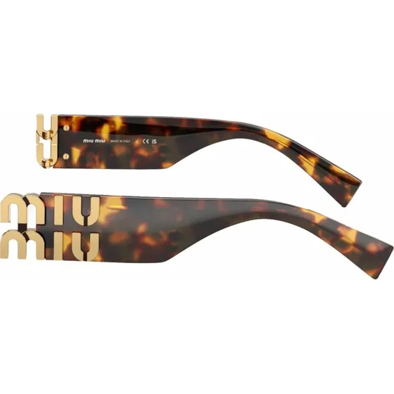 Miu Miu Branches de rechange MU11WS en Acétate La Havane