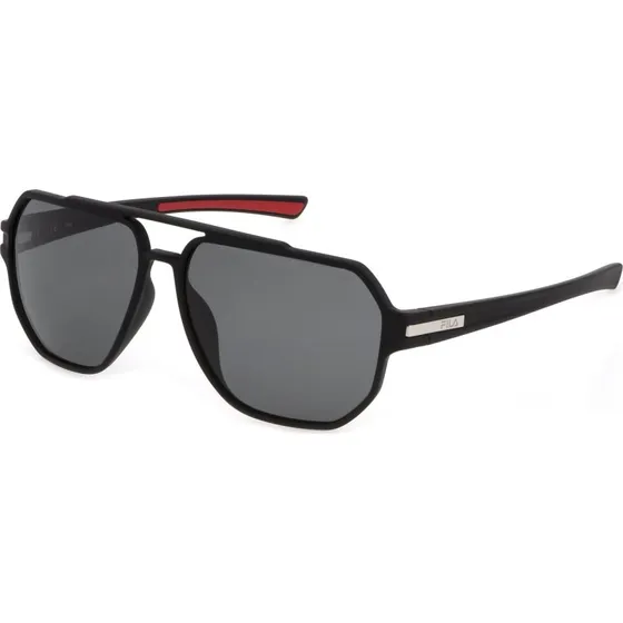 Fila Lunettes de soleil Pilote Polarisées SFI301 U28P Noir Gris