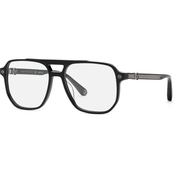 Philipp Plein VPP084M Plein Stud - Lunettes de vue carrées noires