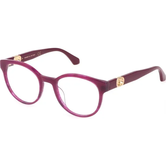 Twinset Femme Monture Optique Pantos en Acétate Violet VTW008