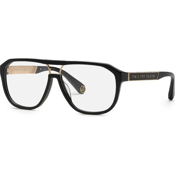 Philipp Plein VPP118M PLEIN MILITARY - Lunettes de vue géométriques noires