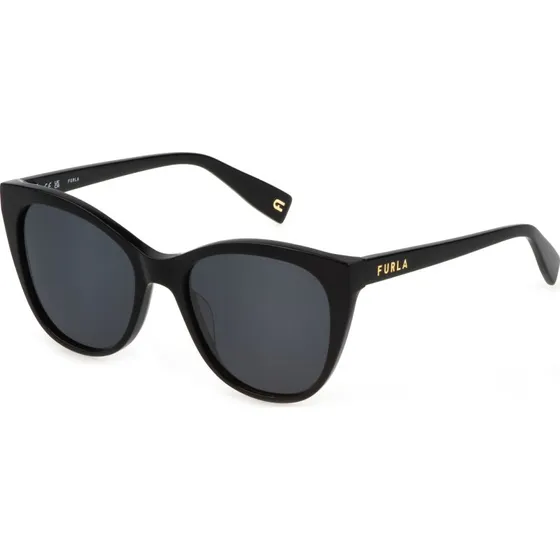 Furla SFU731 700P Lunettes de soleil Papillon en Acétate Noir